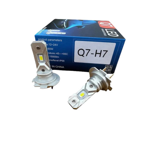 Автомобільні LED лампи Q7 H7 30W 15000lm 12 24 вольта (Q7-H7)
