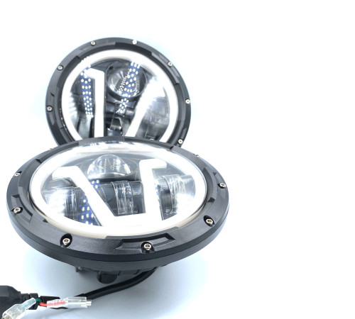 Фари Led для ваз 2121 21213 Тайга Уаз 469 Газ 24 для ваз 2101 Хаммер FJ Cruiser w463 (Led V)